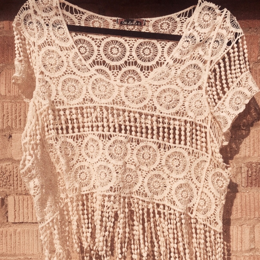 crocheted top - Picture 3 of 3